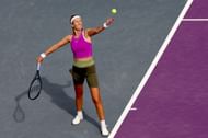 Victoria Azarenka at the 2022 Guadalajara Open.